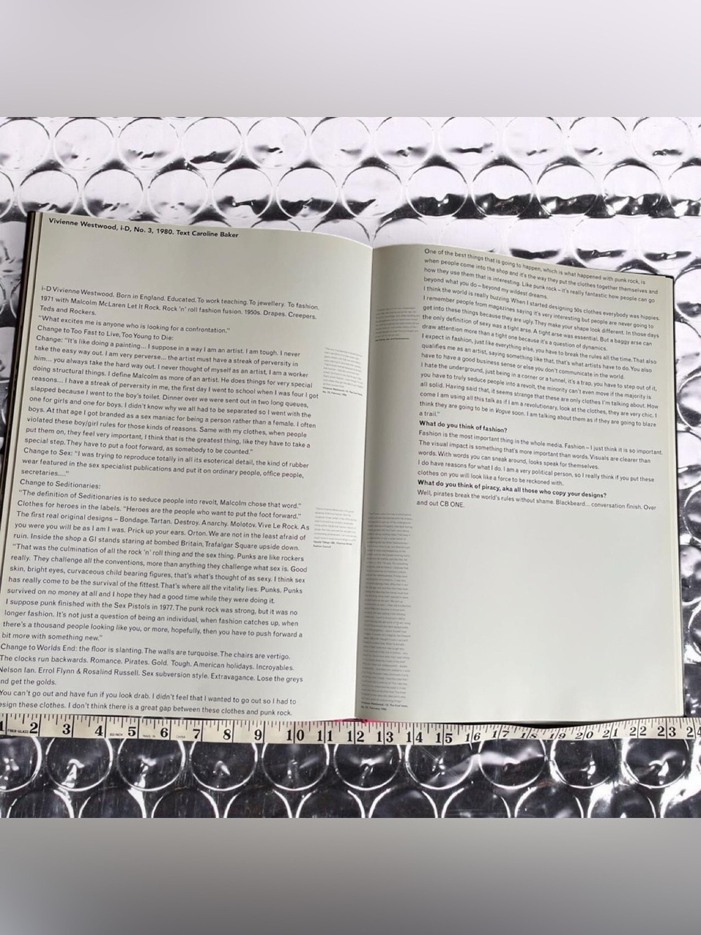 ULTRA RARE Vivienne Westwood GIANT Taschen coffee table book • hardcover •
2012 - Picture 5 of 8